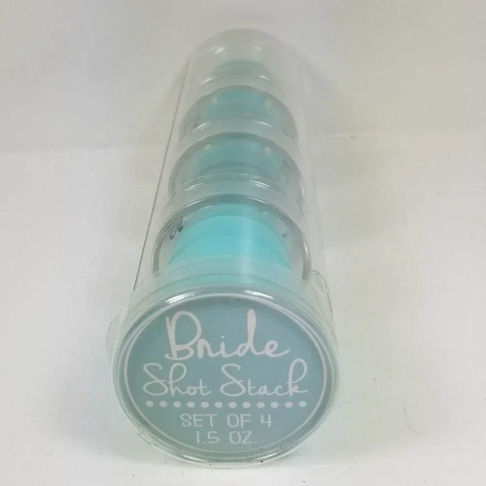 Bride Shot Stack 4 shot glasses Bride & Bridesmaids New